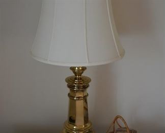 Brass table lamp