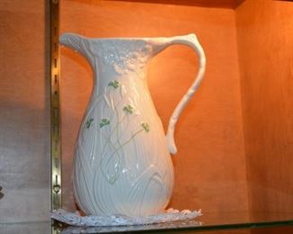 Belleek pitcher