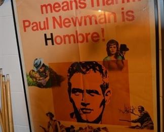 Original movie poster - Paul Newman Hombre