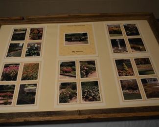 Matching primitive wood frame - scenes from David Davis home