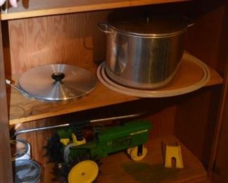 Tractor watering sprinkler