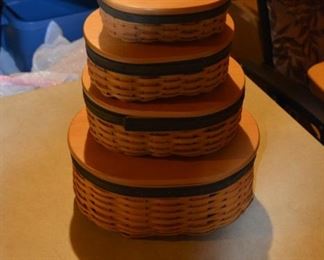 Multiple longaberger baskets