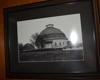 Round barn picture original art