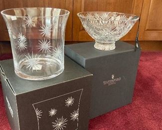 WATERFORD Marquis Ice Bucket &                WATERFORD AMBASSADOR Bowl