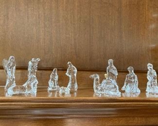 WATERFORD & BACCARAT Nativity Pieces