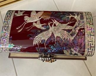 Lacquered Box w/Mother of Pearl Accents