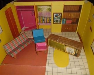 Living Room View of the Barbie Doll House