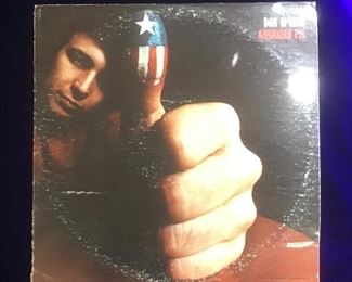 A truly rare find. Don McLean, American pie.
