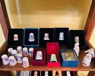 Thimble Collection from travels around the world, some rare some ok’d some new. A must see.