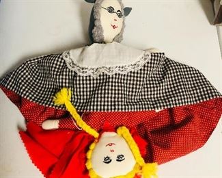 Little Red Riding Hood and The Wolf Topsy turvy doll