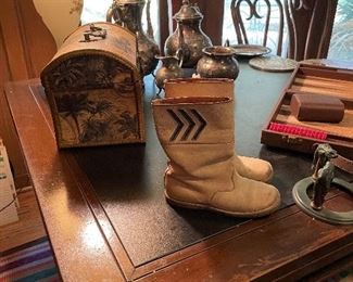 Vintage boots 15.00 pair
