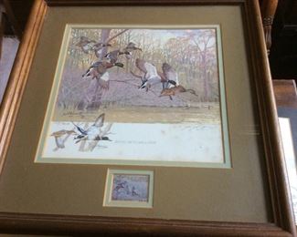 Maynard Reece (1920-2020).  He won the Federal Duck Stamp Competition a record five times in his life: 1948, 1951, 1959, 1969 & 1971