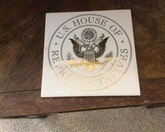 U.S. House of Representatives,  Desk Plate 