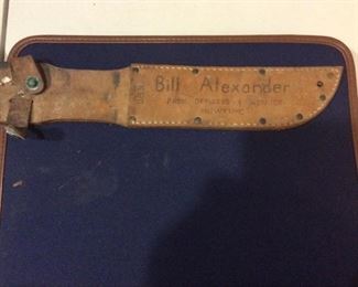 Bill Alexander's Military Knife Sheath