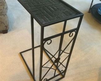 Wrought Iron C Table