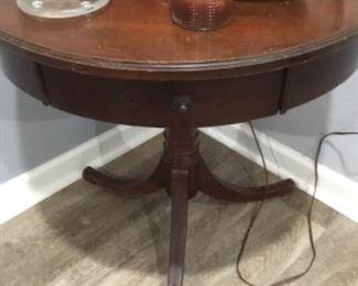Nice round table with drawer