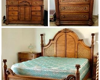 Bedroom Suite by Progressive Furniture 
Style: Palm Court 
Finish: Coco Brown
- Pool House 