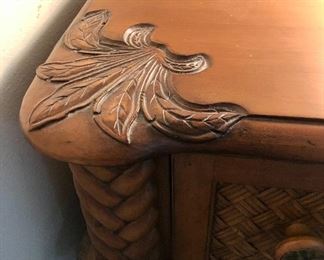 Detail pic Palm Court nightstand 
- Pool House 