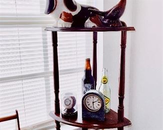 Vintage Ceramic Bassett Hound, Avon Pheasant cologne 
-Pool House 