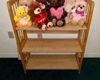 Maple folding shelf with STUFFIES 
- Guest House 