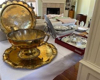 Brass Punch Bowl