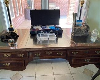 Leather Top Desk