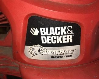 Black & Decker LeafHog blower/vac 2/2