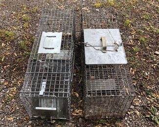 Non-lethal one door animal traps