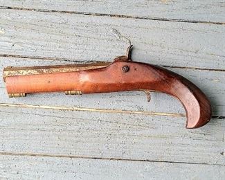 1 of 2 - Black Powder Muzzle Loading pistol/Missing packing rod and trigger guard 