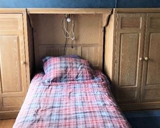 Bed Set with Built in Wardrobe 1/2