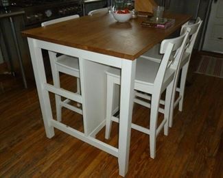 Counter-height table & stools