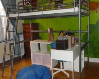 Bunk Beds..not completely assembled..bottom bed separated