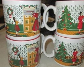 4 made in England coffee cups