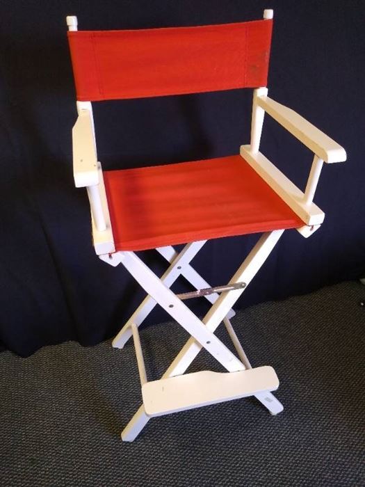 Collapsible directors chair - 46" H