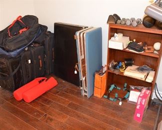 Folding and Portable Massage Tables. Luggage. Exercise equipment. Massaging equipment