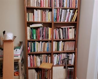 Lots of Books - Cook Books, Knitting Books and magazines, Lots of other books. Music books.