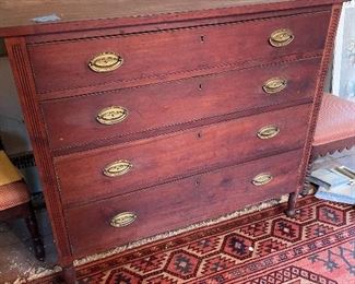 18th Century Antique Mahogany Chest