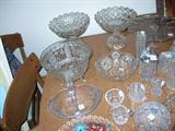 Vintage and antique glassware