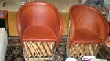 Leather Mexican chairs. $160.00 each