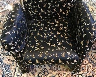 Chinese Silk Chair  