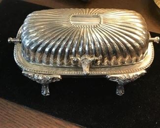 Silver Platted Butter Plate 
