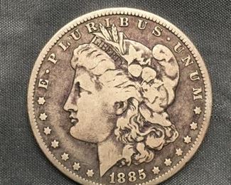 1885O United States Morgan Silver Dollar  90 Silver Coin from Estate