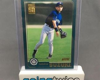 2001 Topps 726 ICHIRO SUZUKI Mariners ROOKIE Baseball Card