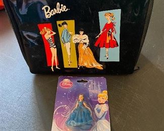 Barbie vinyl case, Disney Cinderella 