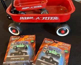 Radio Flyer toy/doll wagons, Gear'd Up trucks