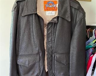AJ Cooper leather jacket