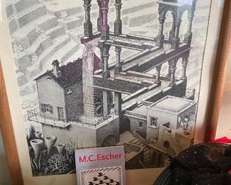M.C. Escher etching