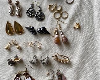 Earrings and rings