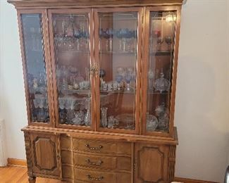 Dining Room Cabinet.  Asking $250 for the complete Dinning Room Set.
