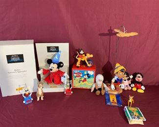 Disney Steiff Mickey and Pinocchio Marionette